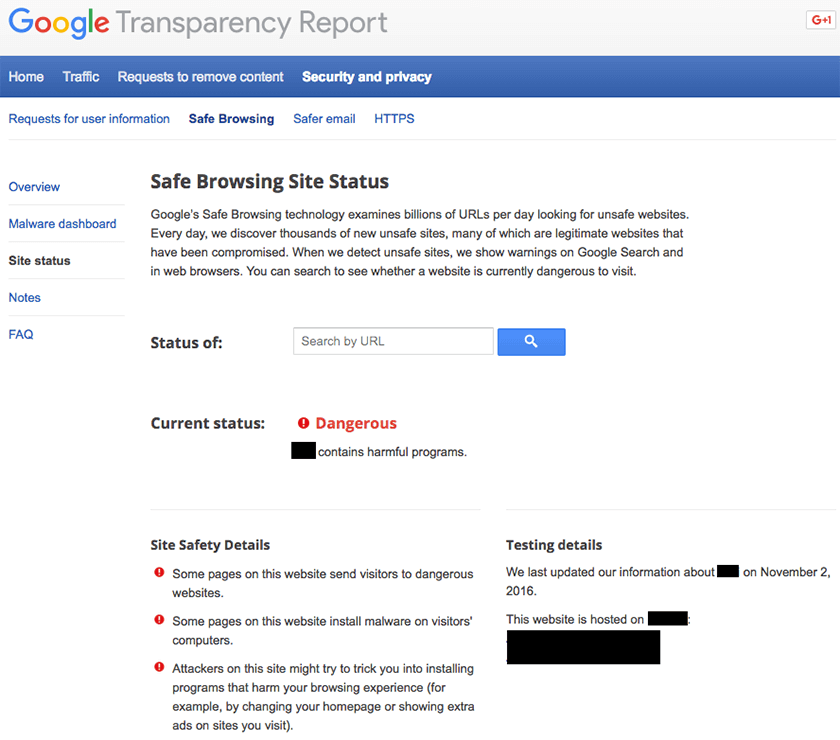 Download Google Safe Browsing Database Administration