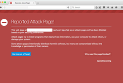 firefox reported attack page blocklisted warning website image example