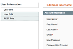 magento edit user username manager screenshot
