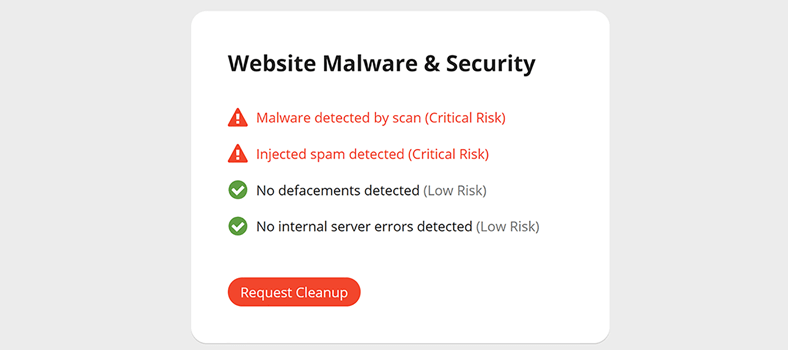 how to get malware off my website