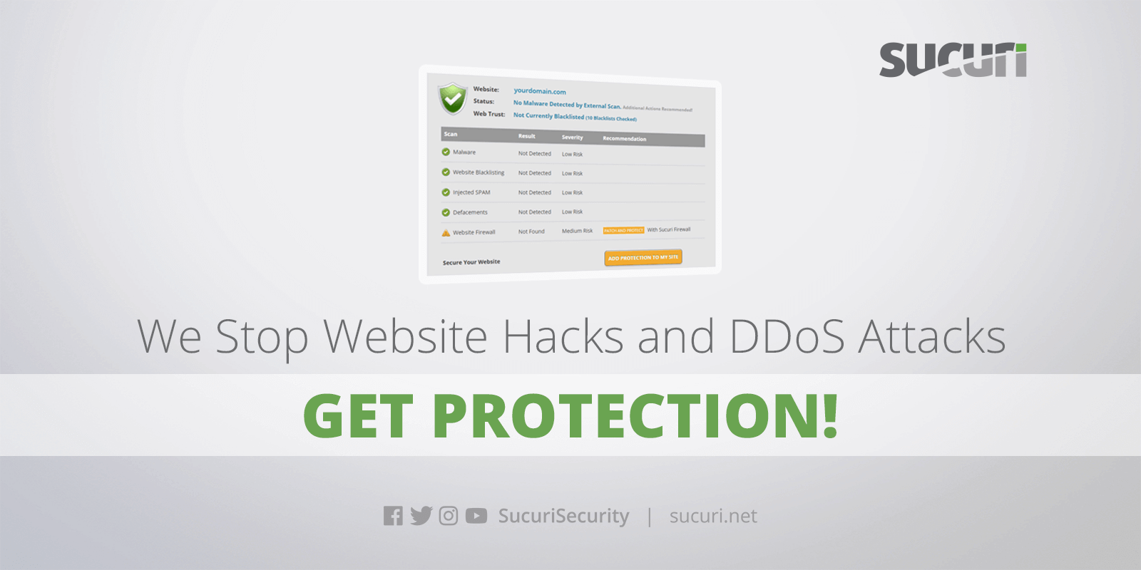 Protect Your Website - Website Security | Sucuri