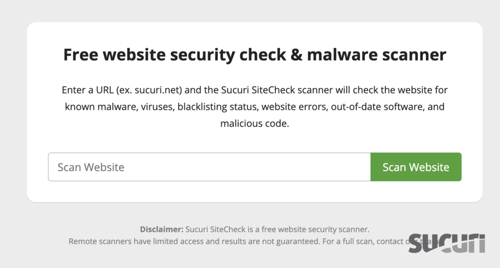 Drupal Scanner - Sitecheck