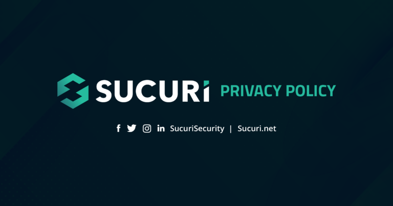 Sucuri Legal Privacy Policy Featured Image
