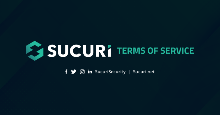 Sucuri Terms of Service Feature Image