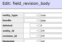 Database Record Example