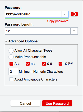 Lastpass password complexity