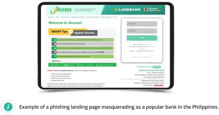 access-landing-page