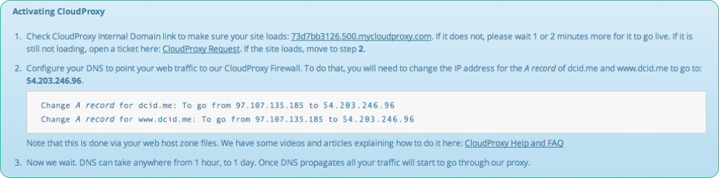 Activate cloud proxy icon