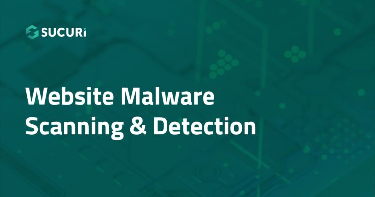 Sucuri Security - Website Malware Scanning and Detection - featured image