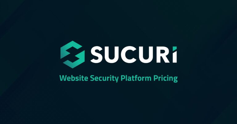 Sucuri Security - Website Security Platform Pricing - Featured Image